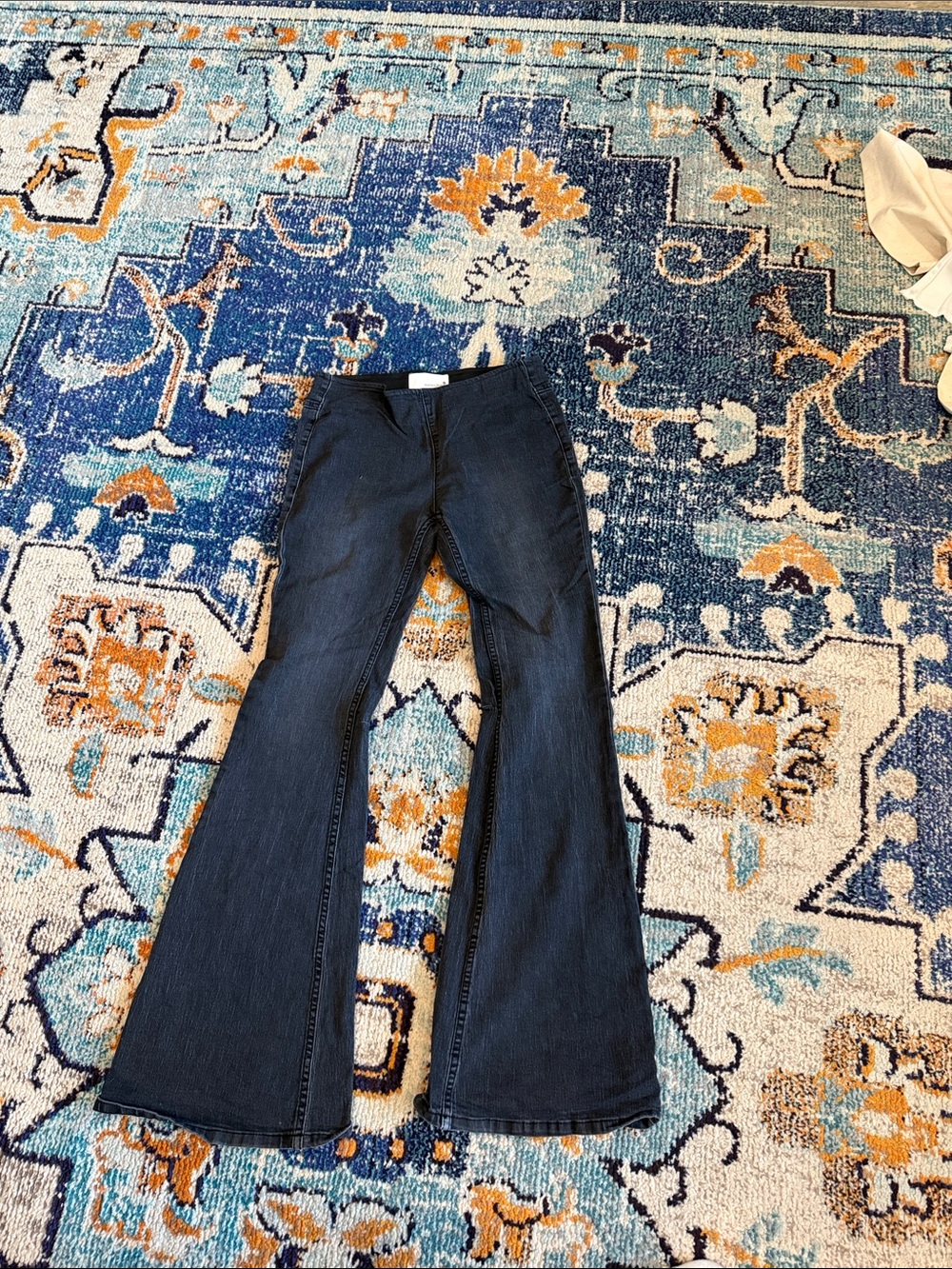 Newbury Kustom Indigo Flare Jeans